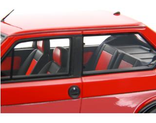 Fiat Ritmo 105 TC 1981 Rosso Laudoracing 1:18 Resinemodell (Türen, Motorhaube... nicht zu öffnen!)